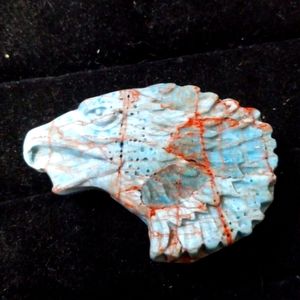 Gemstone healing stone carved eagle